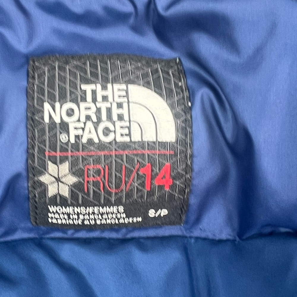 The North Face Goose Down 700 International Nuptse RU14 Blue & White Vest Small - Picture 3 of 12